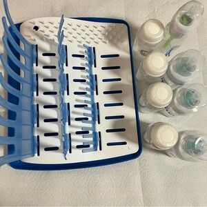 Bottles, Breastmilk storage bottles & drying rack